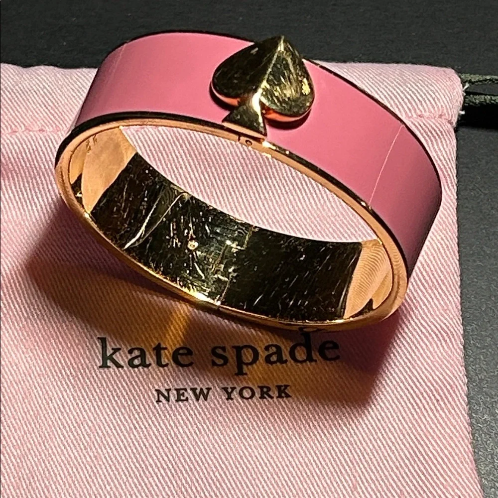 Kate Spade Pink and Gold Bangle - Picture 4 of 4